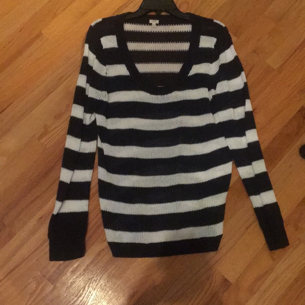 Medium j crew striped sweater
